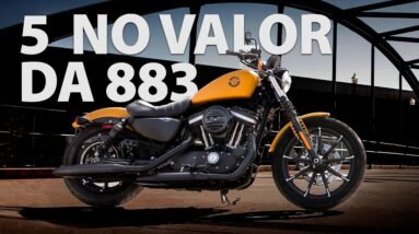 5 Harleys Para Viajar Pelo Preço de Uma 883 Iron Nova