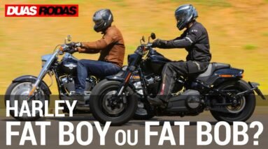 DIFERENÇAS DE HARLEY-DAVIDSON FAT BOY E FAT BOB