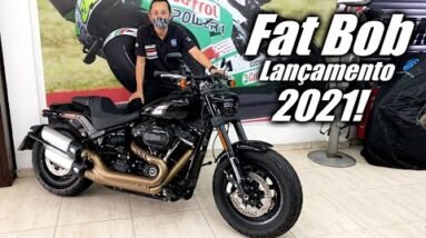 HARLEY-DAVIDSON FAT BOB 2021 EM DETALHES!