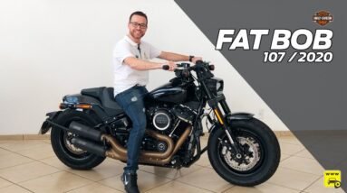 Harley Davidson Fat Bob - Bruta e Estilosa - Tudo nos Mínimos Detalhes