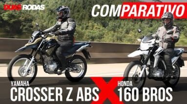 Comparativo Honda Bros 160 x Yamaha Crosser 150 ABS 2023