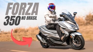 EXCLUSIVO: FORZA 350 NO BRASIL | PRIMEIRAS IMPRESSÕES | CONSUMO | PREÇO E AVALIAÇÃO