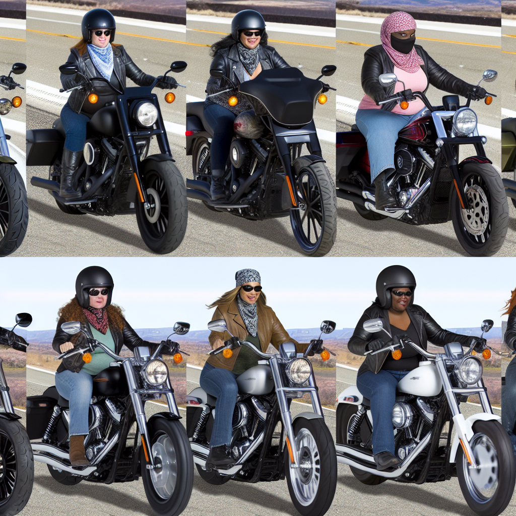 Mulheres que Pilotam Harley Davidson