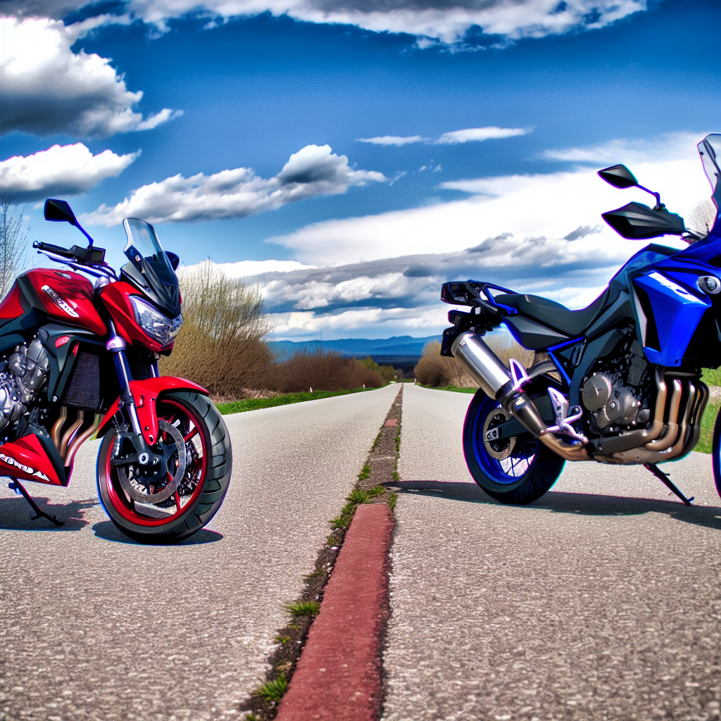 Moto Honda Hornet vs Yamaha Ténéré