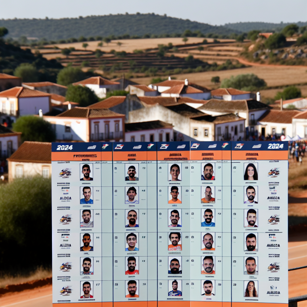 CNTT 2024 – Baja TT Montes Alentejanos: Lista de Participantes e Horários