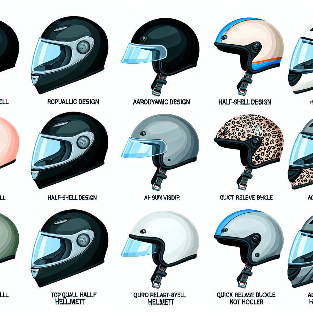 Melhores capacetes meio casco para motocicleta