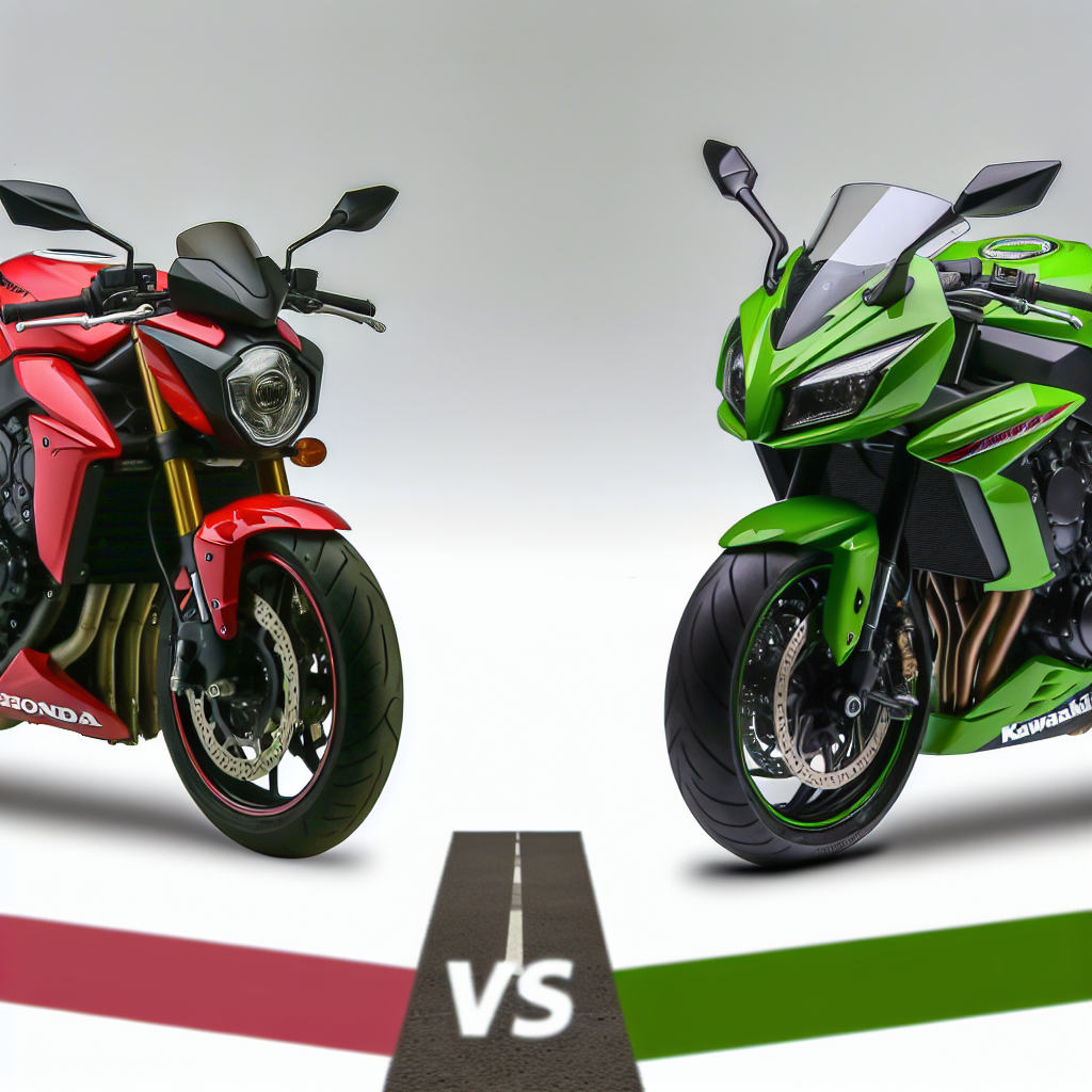 Moto Honda Hornet vs Kawasaki Z