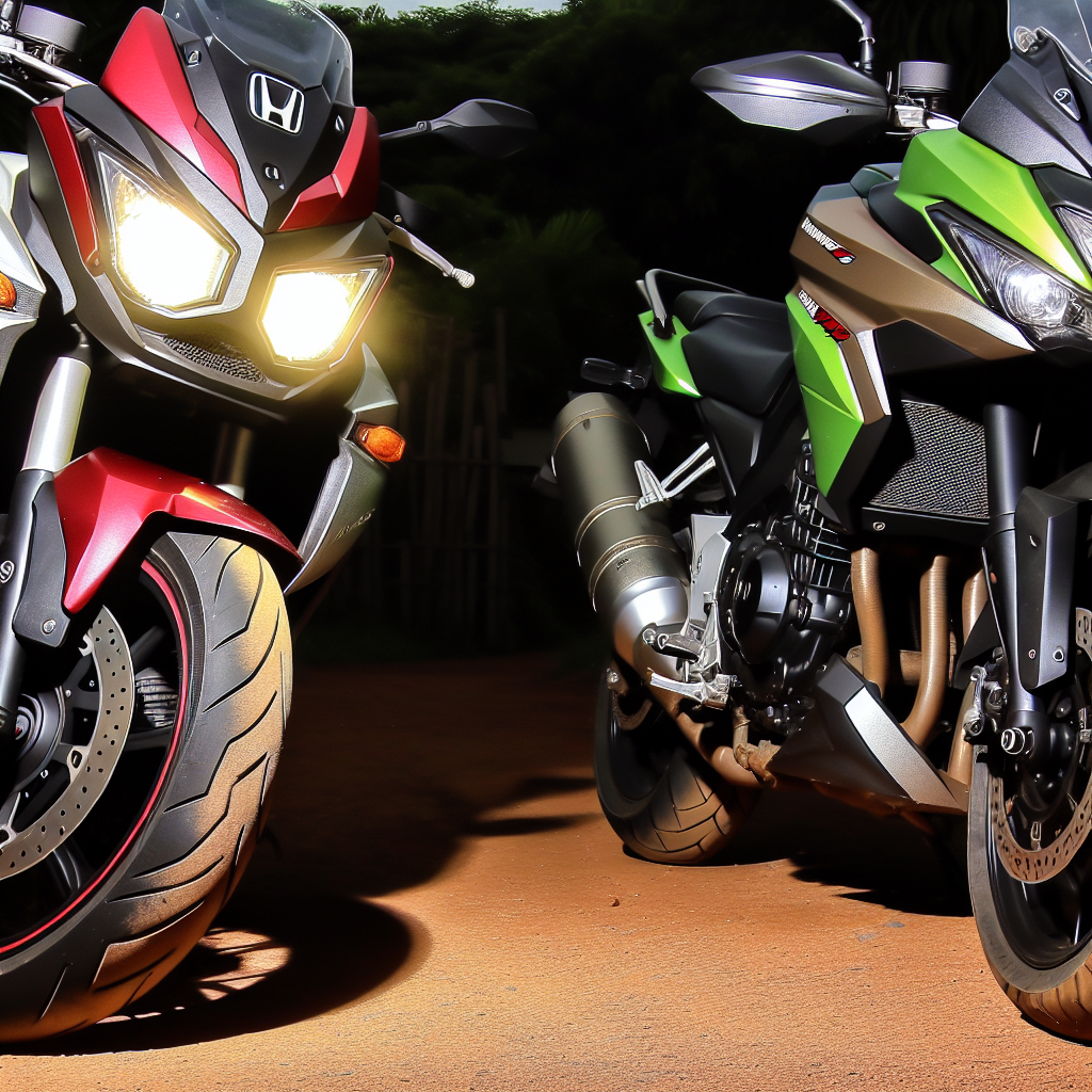 Moto Honda Hornet vs Kawasaki Versys