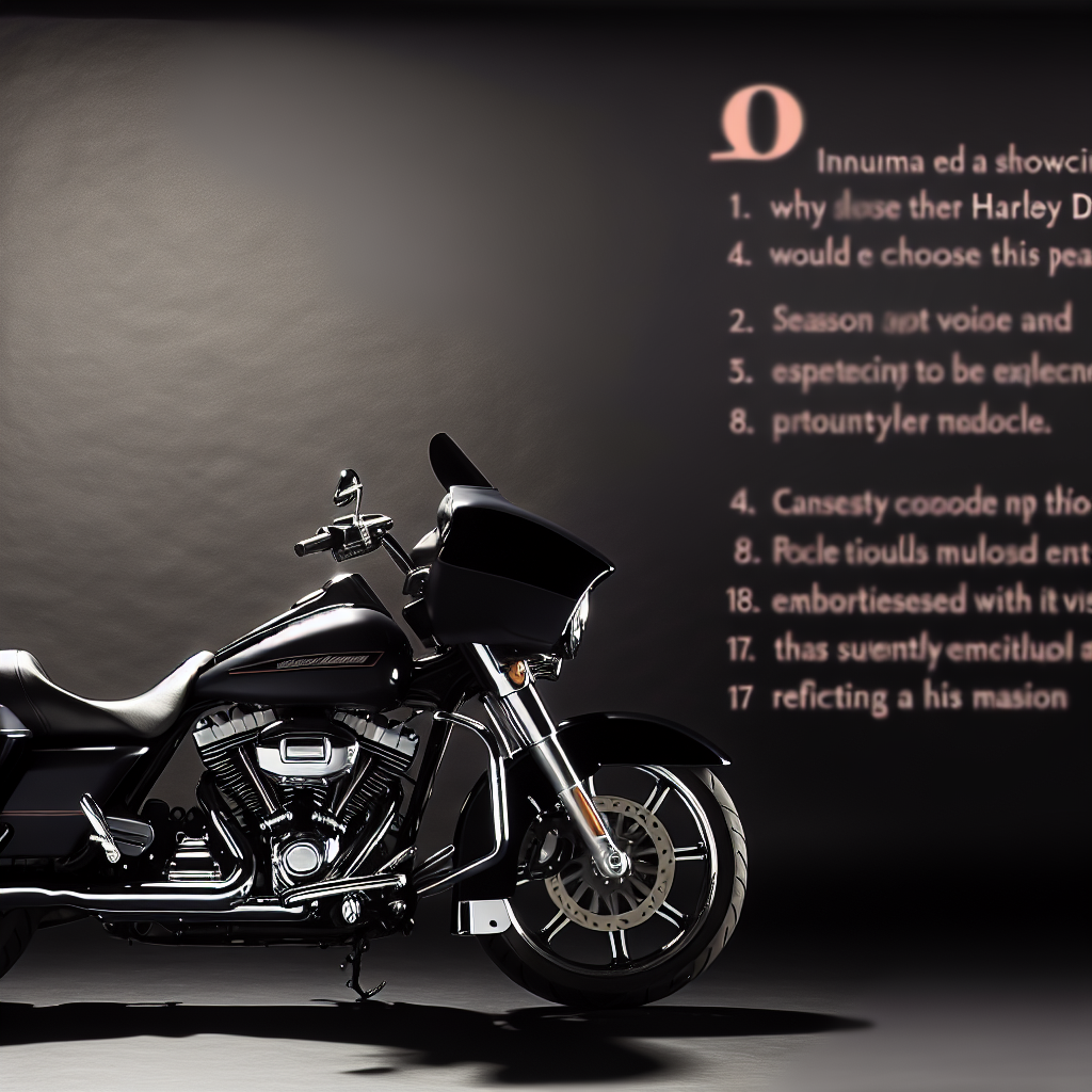 Harley Davidson Road Glide: Viaje com Estilo e Conforto: 7 Razões para Escolhê-la