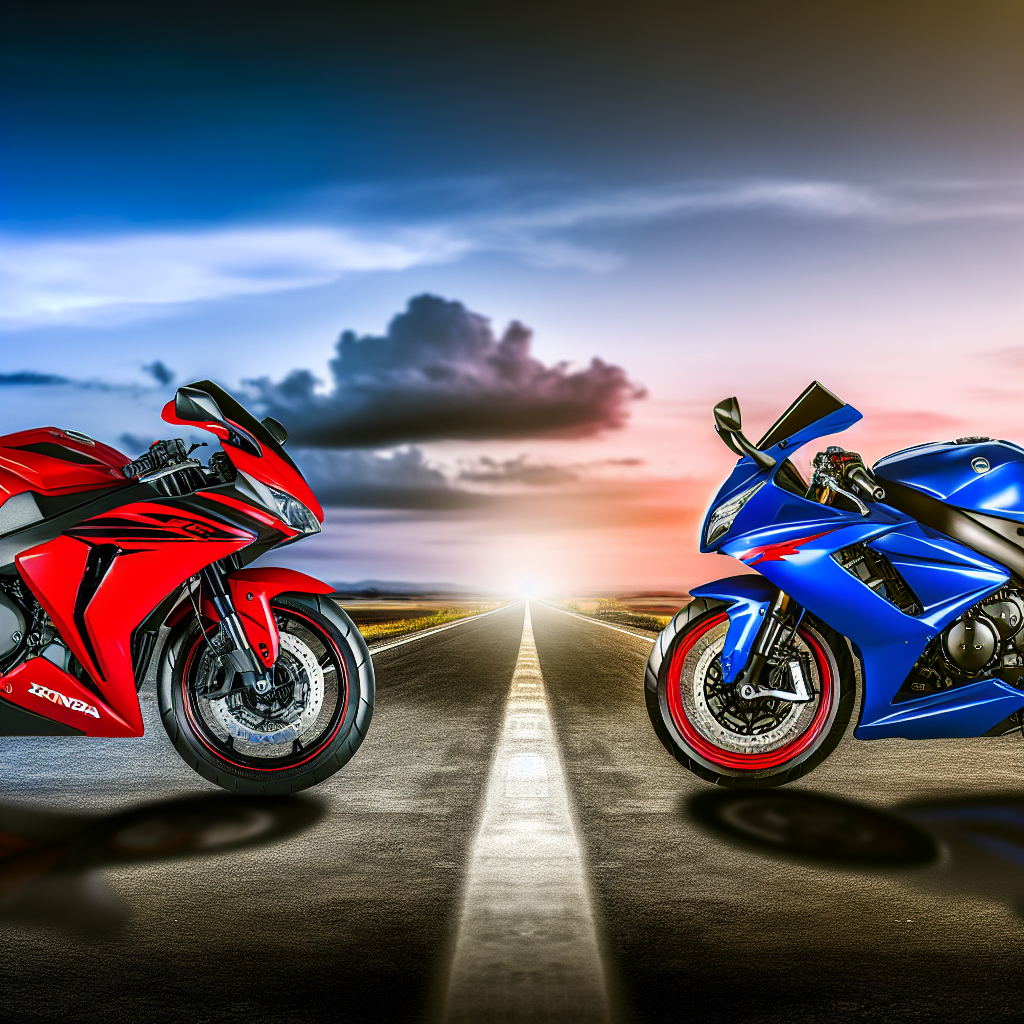 Moto Honda Hornet vs Suzuki GSX-R