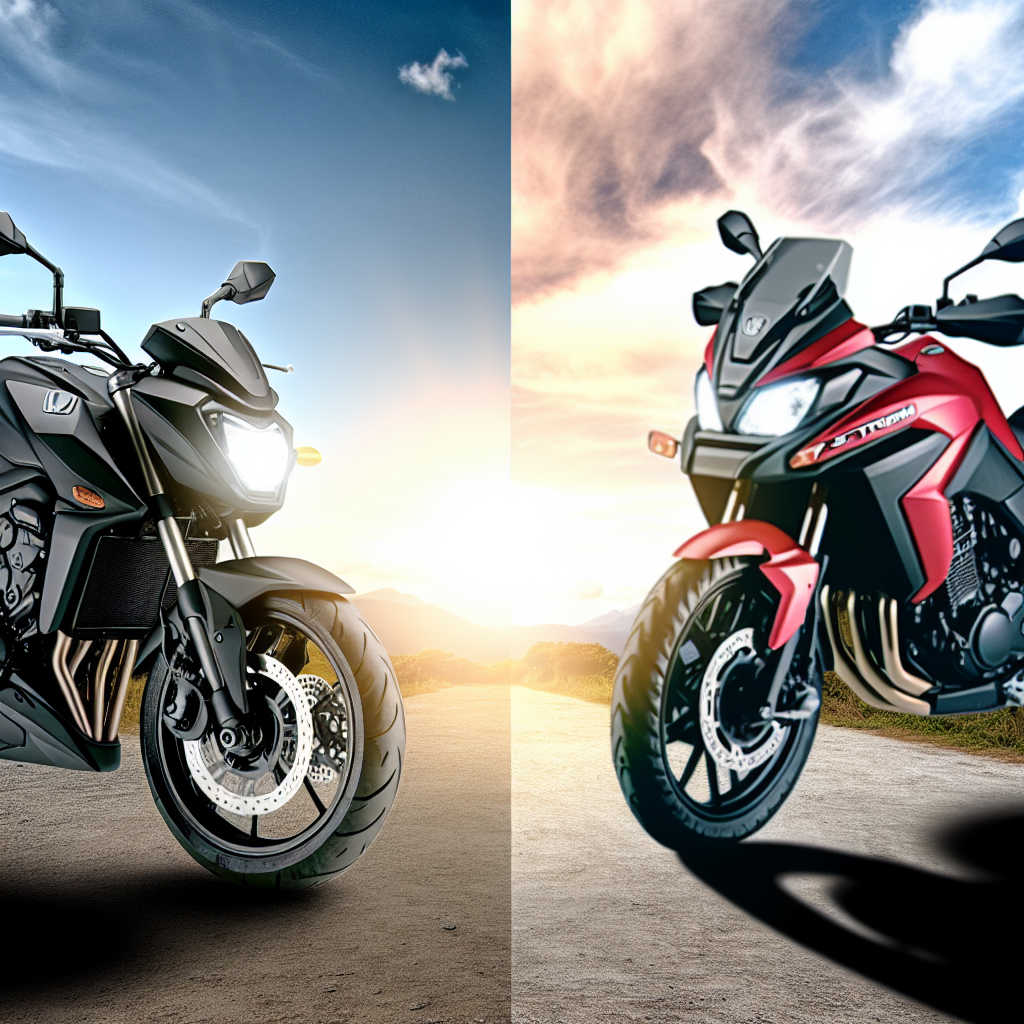 Moto Honda Hornet vs Suzuki V-Strom