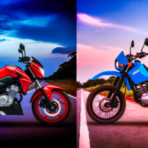 Moto Honda Hornet vs Suzuki DR